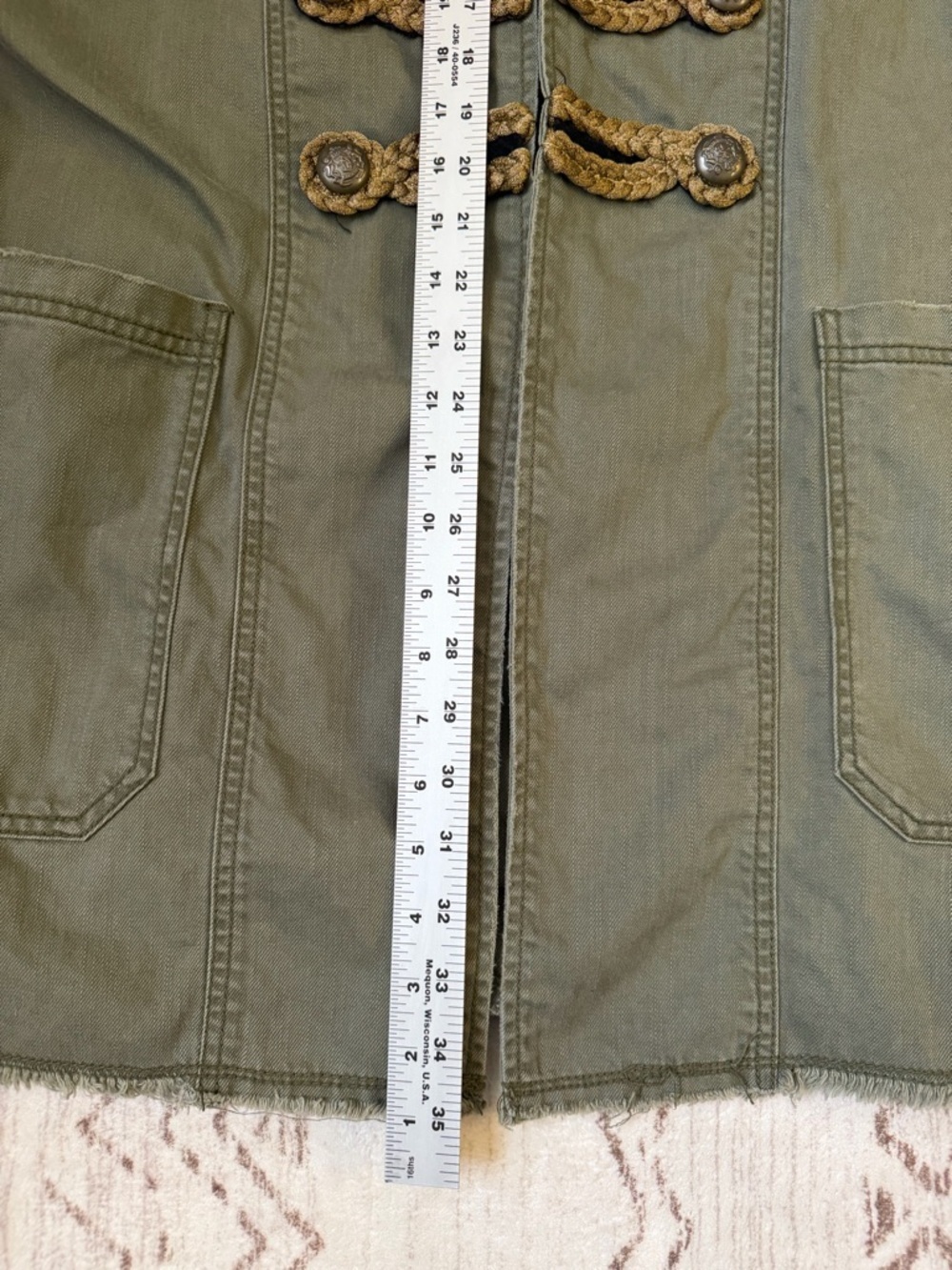 Free People Passenger Jacket Military Army collar - Picture 12 of 16